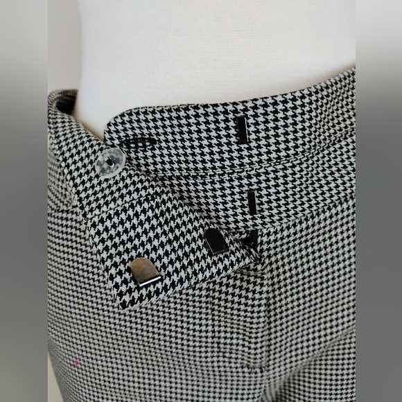 Ann Taylor Loft Original Dress Pants Size 10 Houndstooth Mid Rise Office Career - Picture 9 of 16